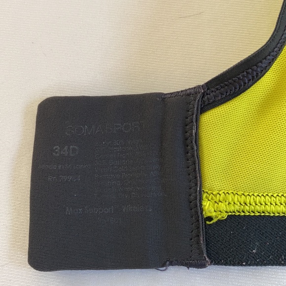 4-Hook Soma Sports Bra-34D - Picture 5 of 8